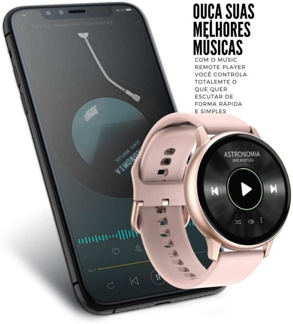 Smartwatch Gless Pro, Tela 1.3'', Bluetooth 4.0 - Imagem 2