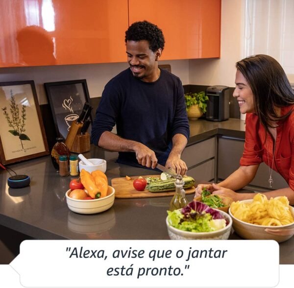 Echo Dot 3 Geração Smart Speaker com Alexa